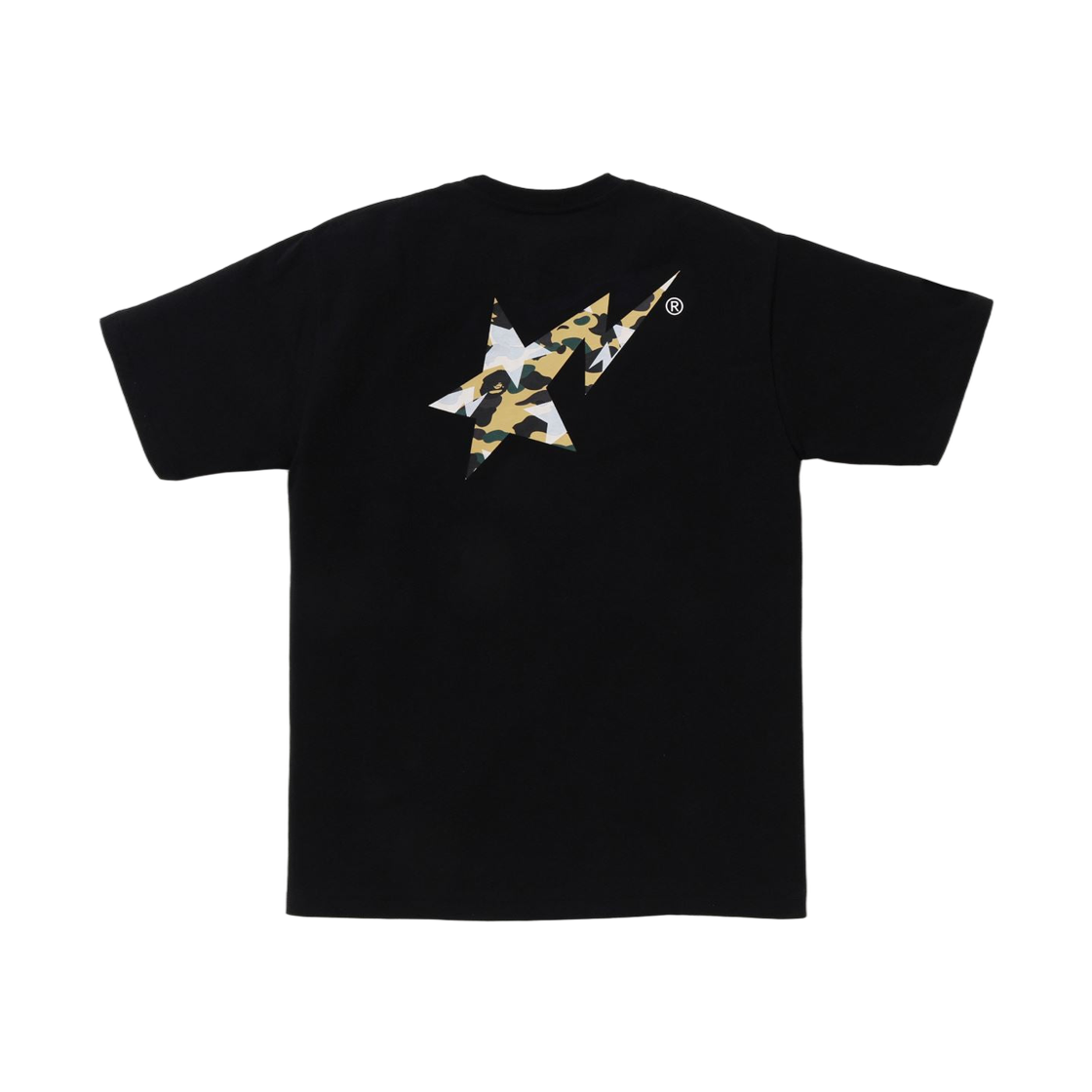 베이프 스타 오버 프린트 퍼스트 카모 베이프 스타 티셔츠 블랙(BAPE Sta Over Print 1st Camo Bape Sta T-Shirt Black) - 2