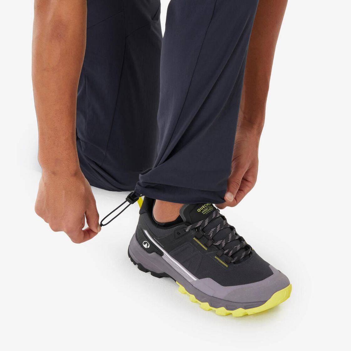 데카트론 남성 등산 바지 스트레치 MH500 아스팔트 블루(DECATHLON Men's Hiking Trousers Stretch MH500 Asphalt Blue) - 5