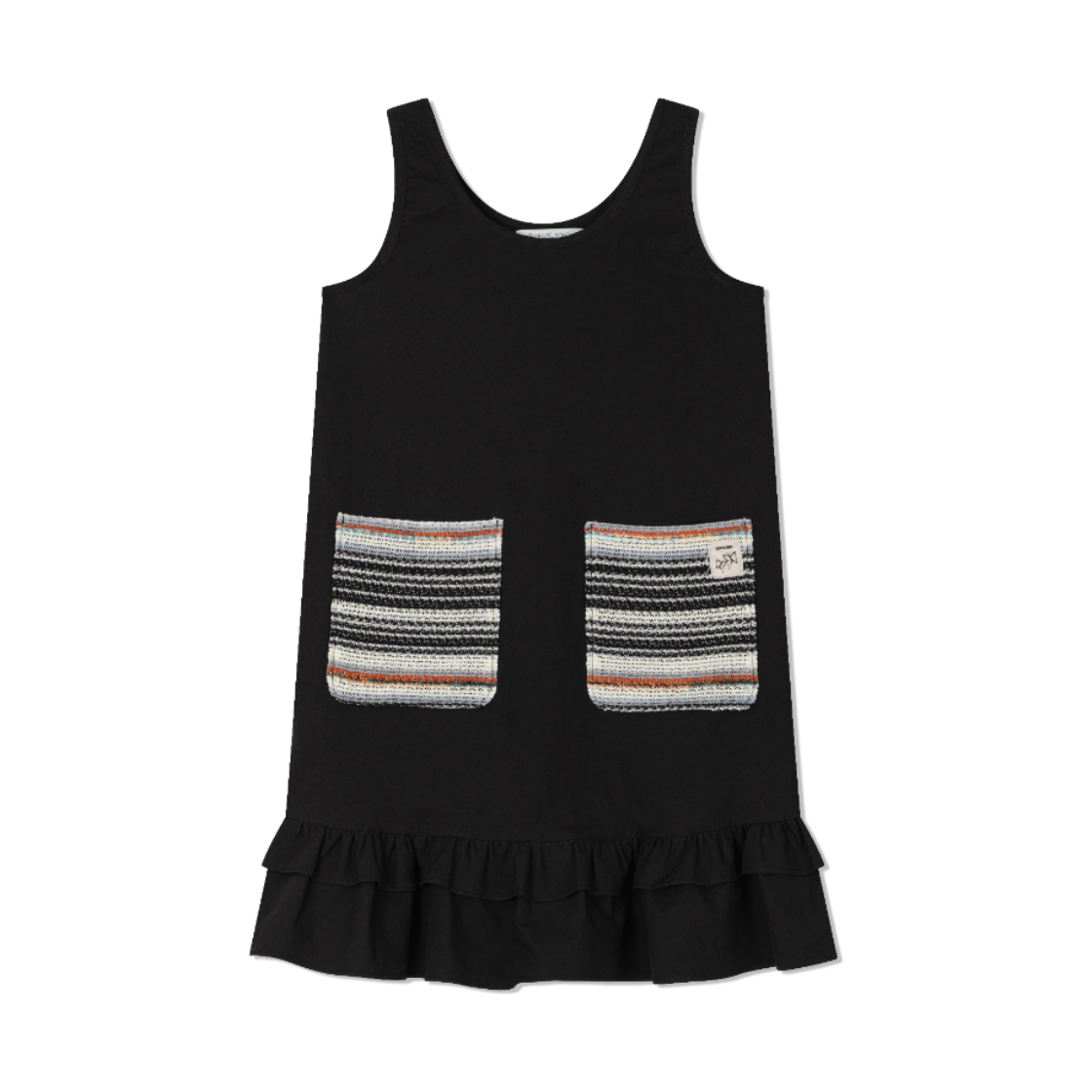 26012605000101 Guwolsibil Layered Long Dress Black