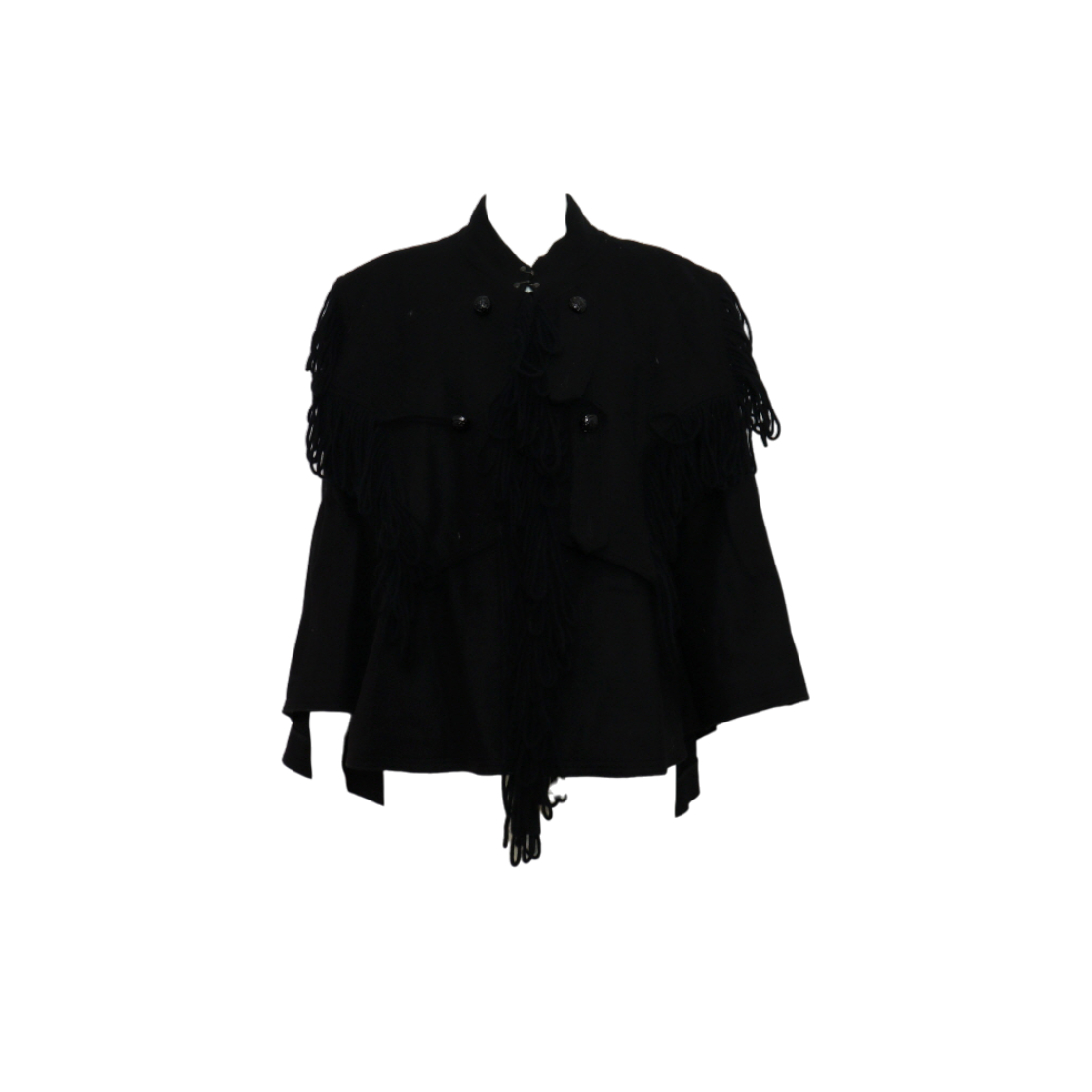 ITAB48C8OVTE Burberry London Line Women's Black Cotton Blend Cape
