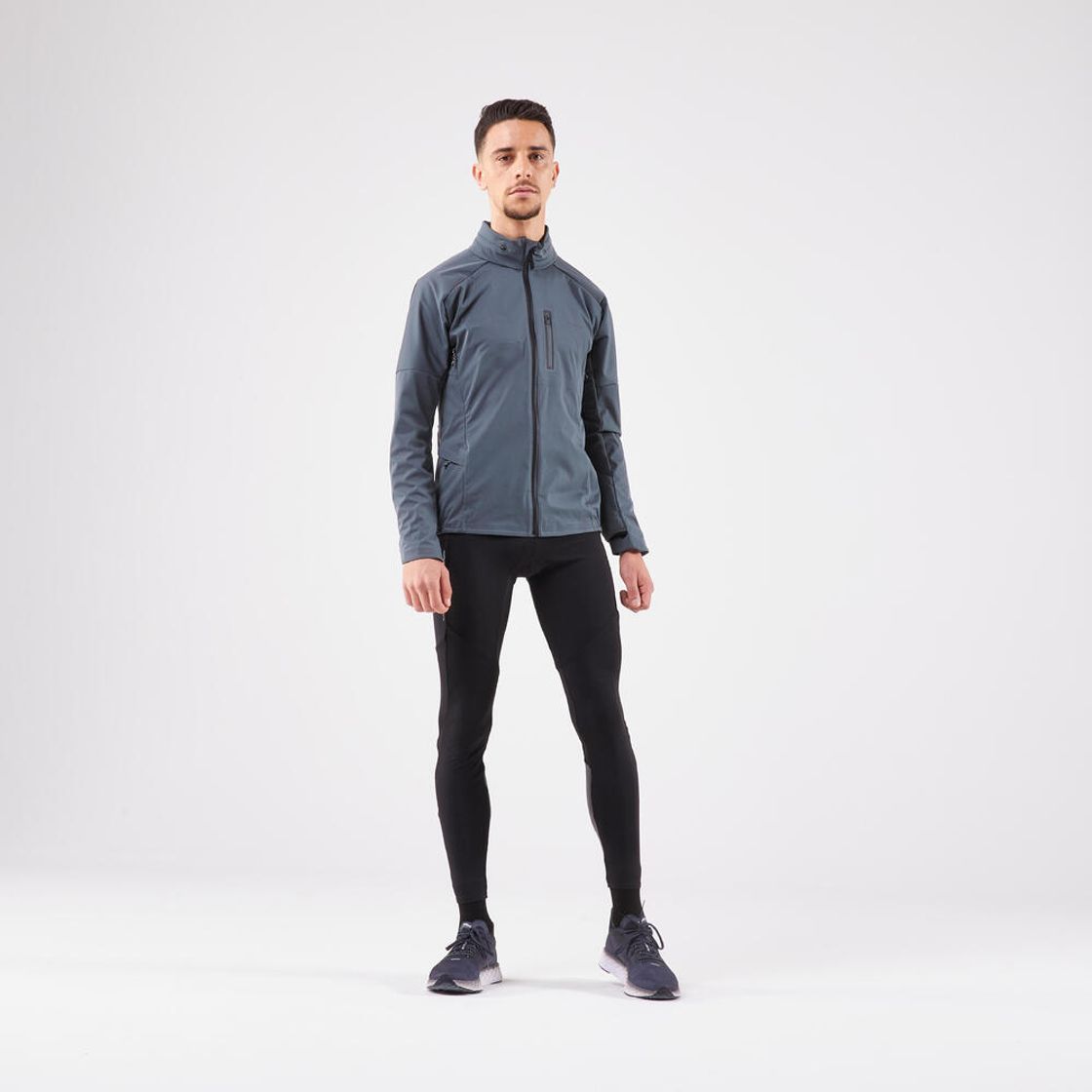 데카트론 남성 러닝 레깅스 런 웜 500 스모크 블랙(DECATHLON Men's Running Leggings Run Warm 500 Smoke Black) - 5