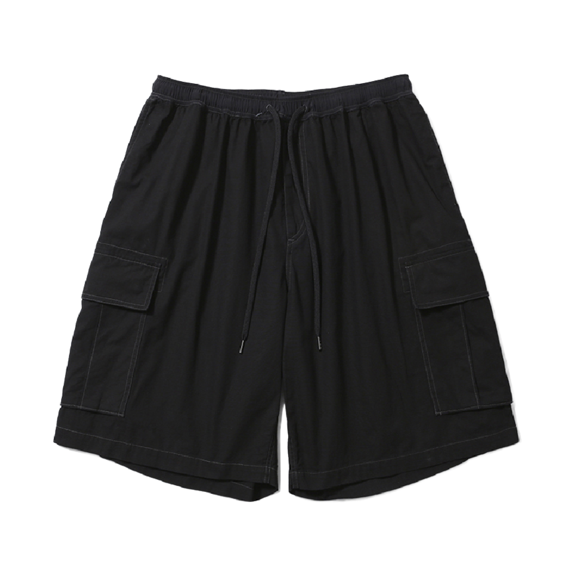 [더블적립][SS26] 모이프 배기 필드 쇼츠 블랙
