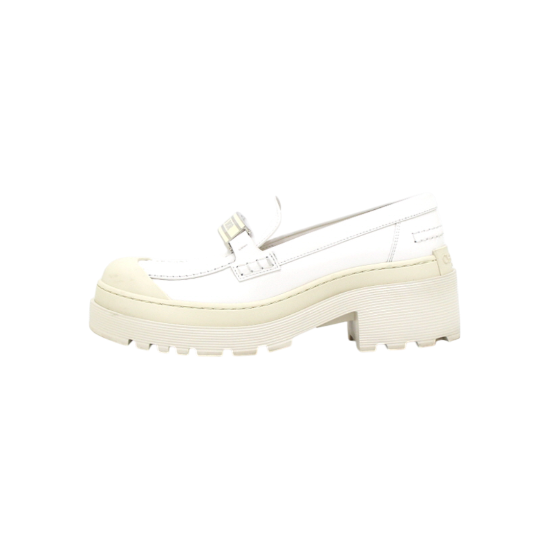 IT63D2S4CHAK Dior KDB749ACA24W37 Logo Plate Women Loafers