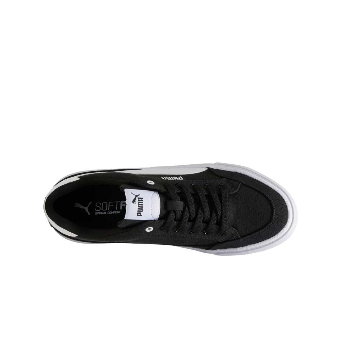 푸마 코트 클래식 벌크 FS 블랙 화이트(Puma Court Classic Vulc FS Black White) - 2