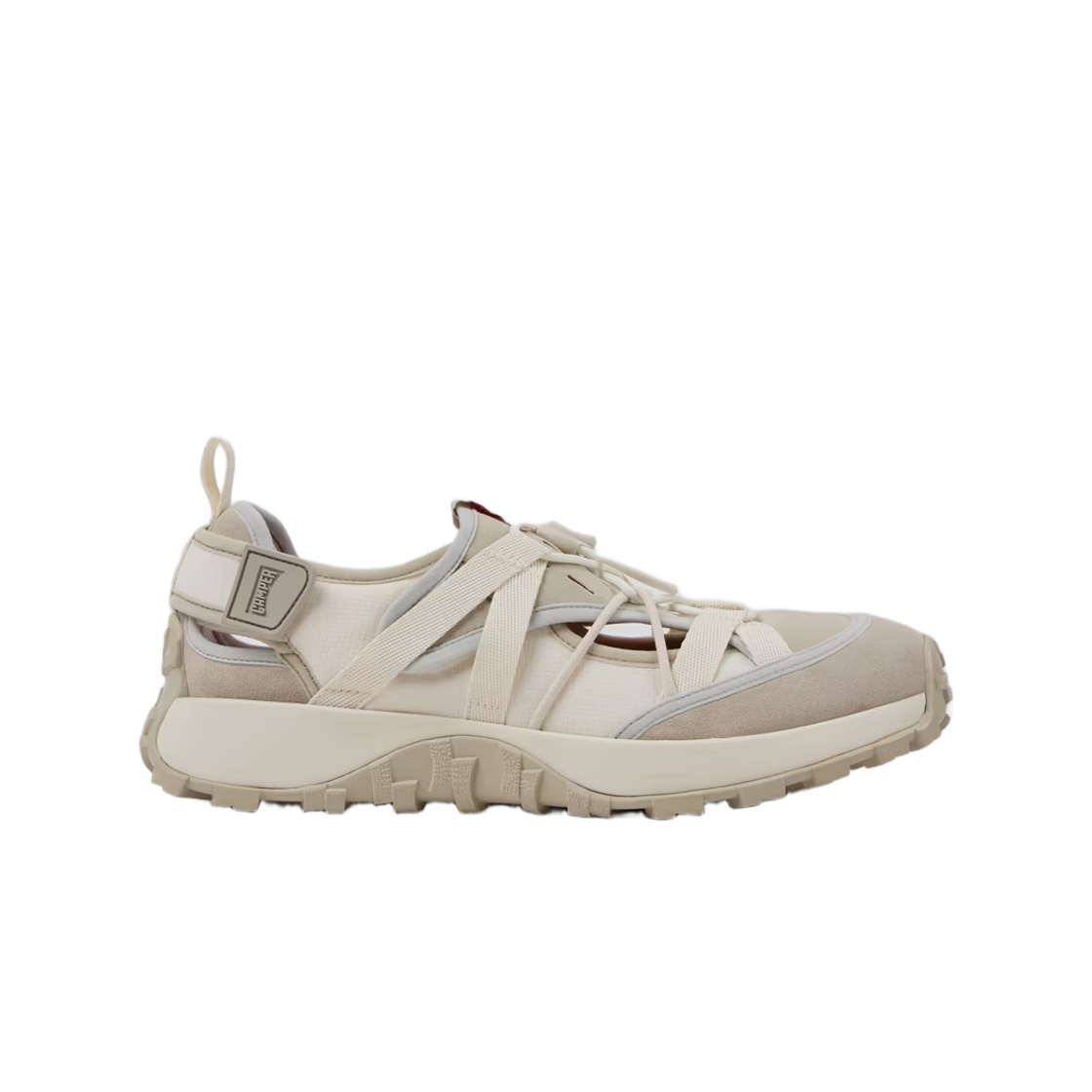 K101034-004 Camper Drift Trail Textile and Nubuck Leather Sneakers Beige White