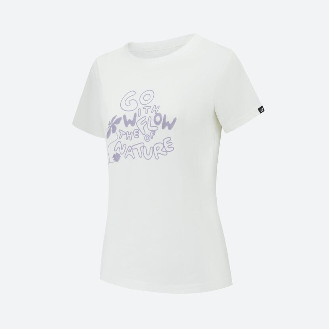 데카트론 여성 하이킹 반팔 티 NH500 코튼 화이트(DECATHLON Women's Hiking Short-Sleeved T-Shirt NH500 Cotton White) - 8