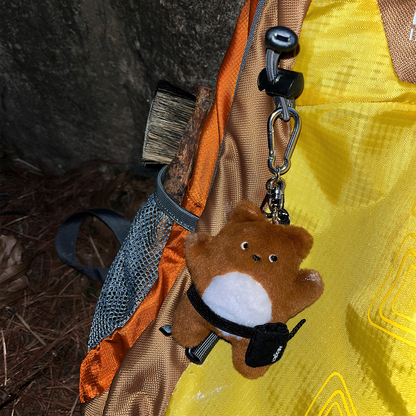 알테그리히 핸드메이드 클라이밍 곰 키링 락브라운(ALLTAGLICH Handmade Climb Bear Keyring Rock Brown) - 3