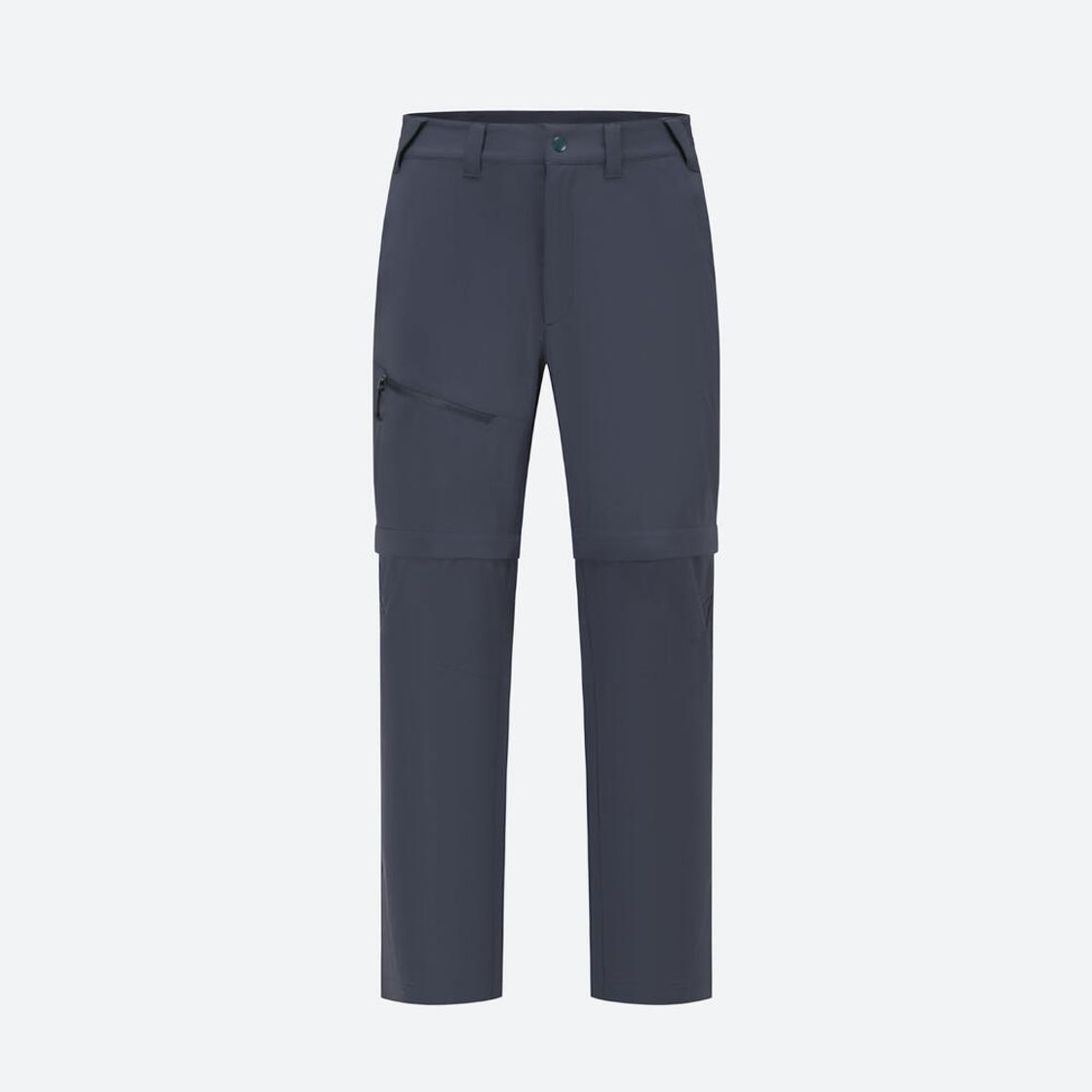 데카트론 남성 하이킹 투인원 집오프 바지 MH100 아스팔트 블루(DECATHLON Men's Hiking 2-in-1 Zip-Off Trousers MH100 Asphalt Blue) - 2