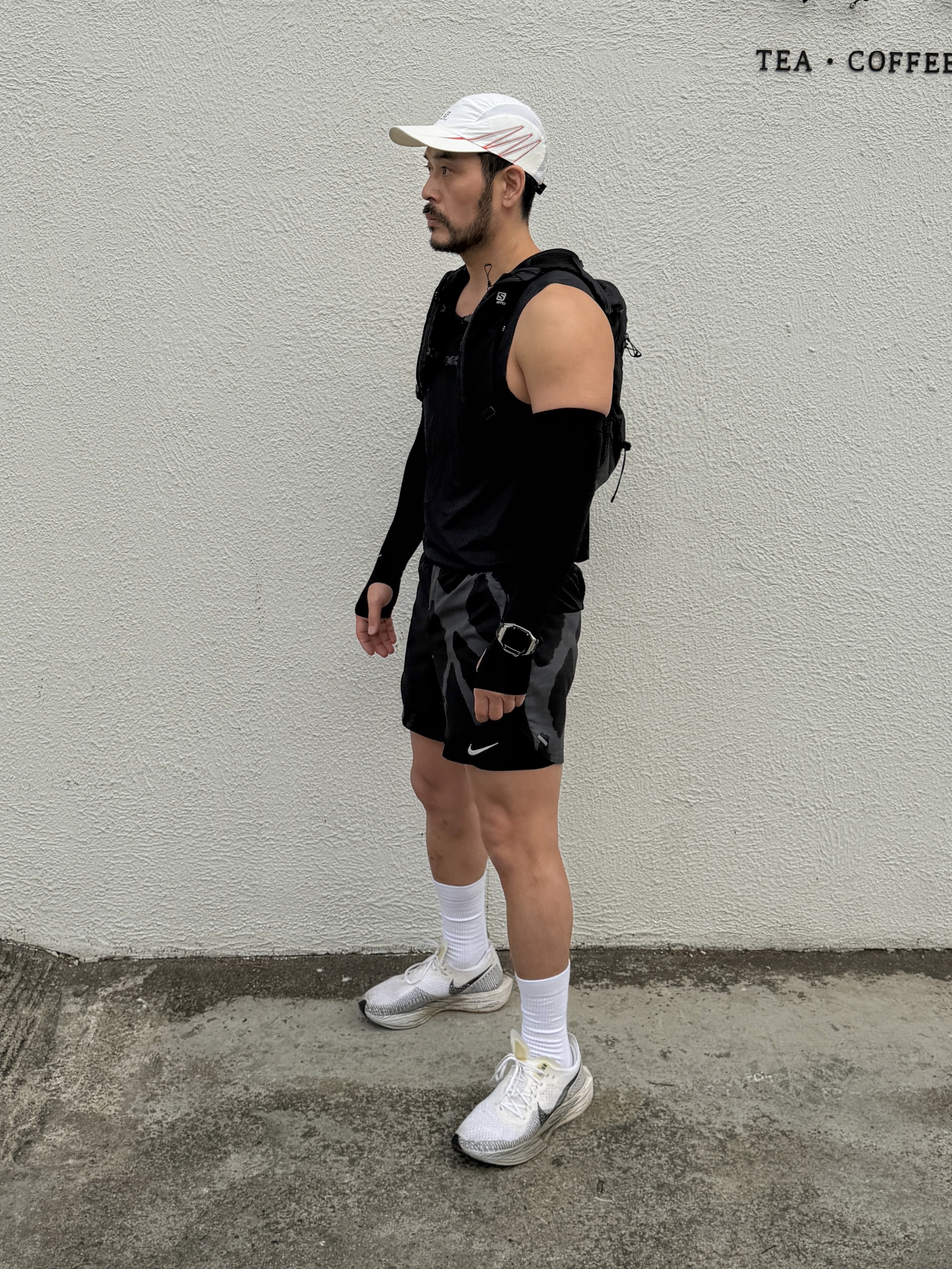 Nike ZoomX Vaporfly Next% 3 White Grey 착용 스타일 - 6