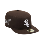 New Era MLB Chicago White Sox Pillbox Fitted Cap Burnt Wood