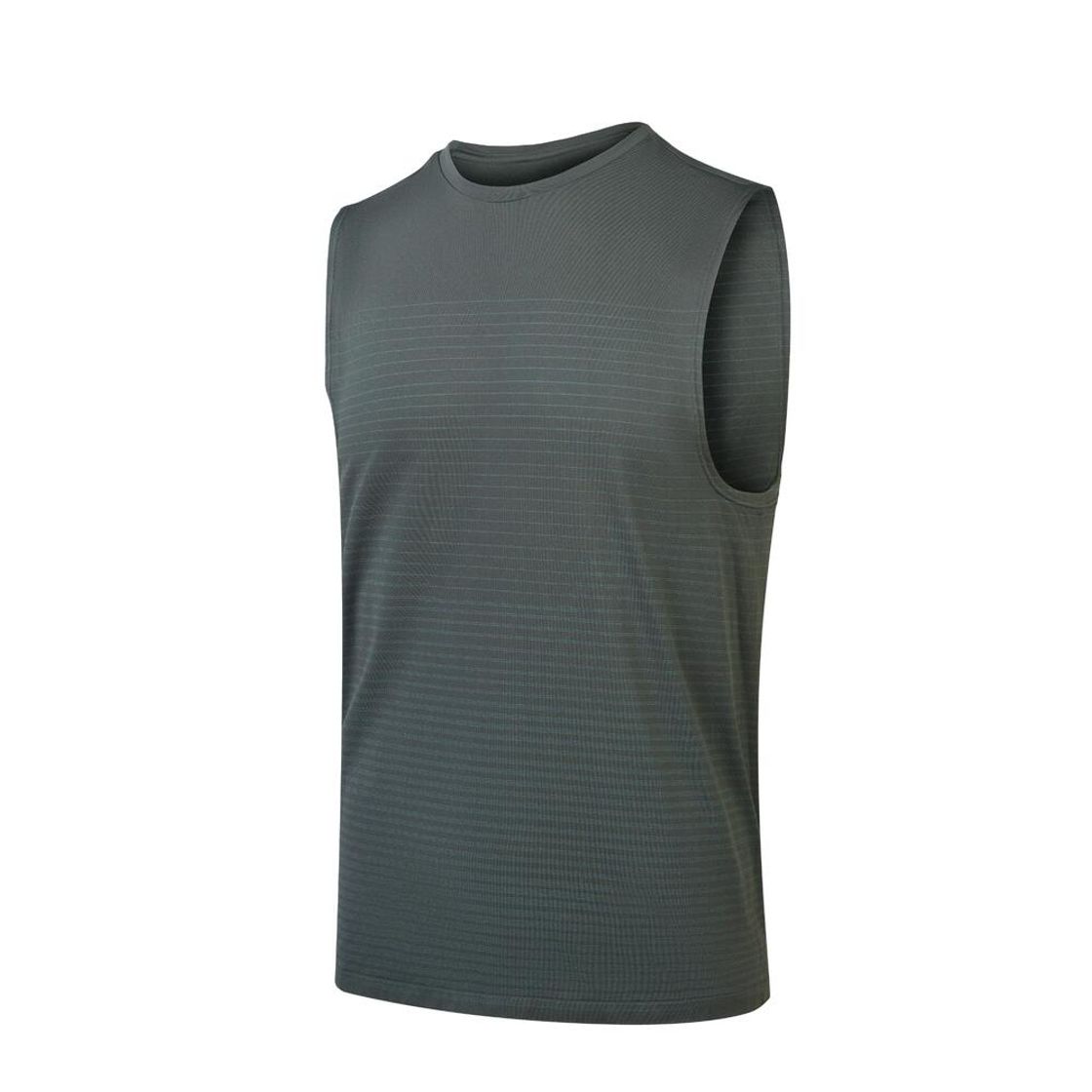데카트론 남성 러닝 심리스 싱글렛 런 컴포트 500 스모크 그린(DECATHLON Men's Running Seamless Singlet Run Comfort 500 Smoke Green) - 8