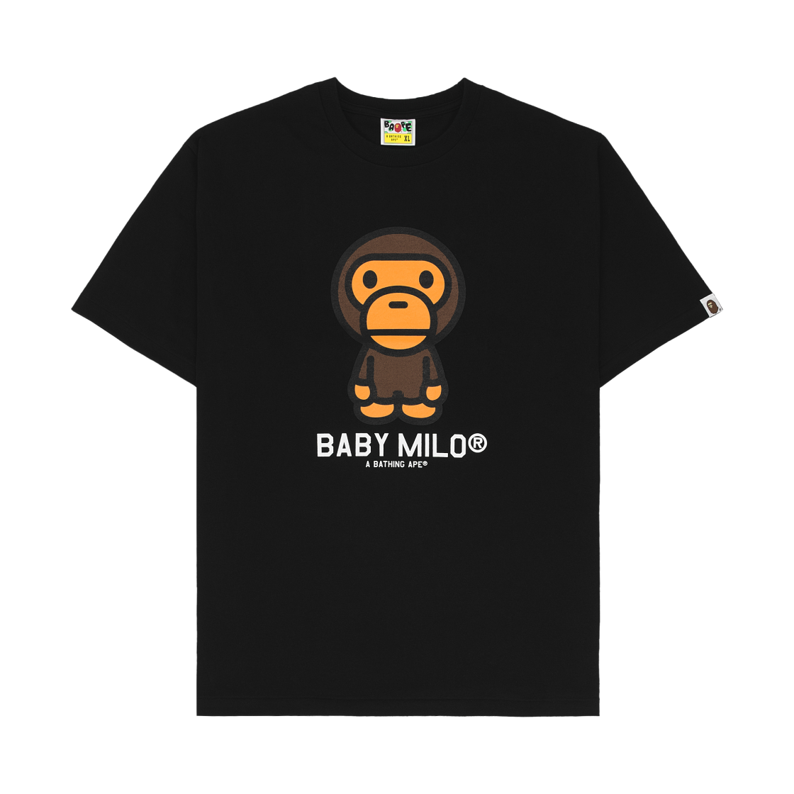베이프 베이비 마일로 티셔츠 블랙(BAPE Baby Milo T-Shirt Black) - 1