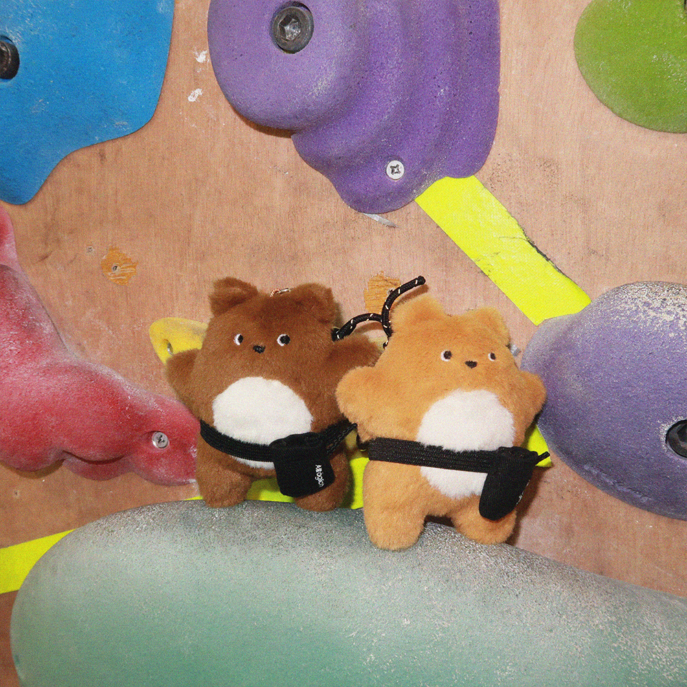 알테그리히 핸드메이드 클라이밍 곰 키링 우드브라운(ALLTAGLICH Handmade Climb Bear Keyring Wood Brown) - 3