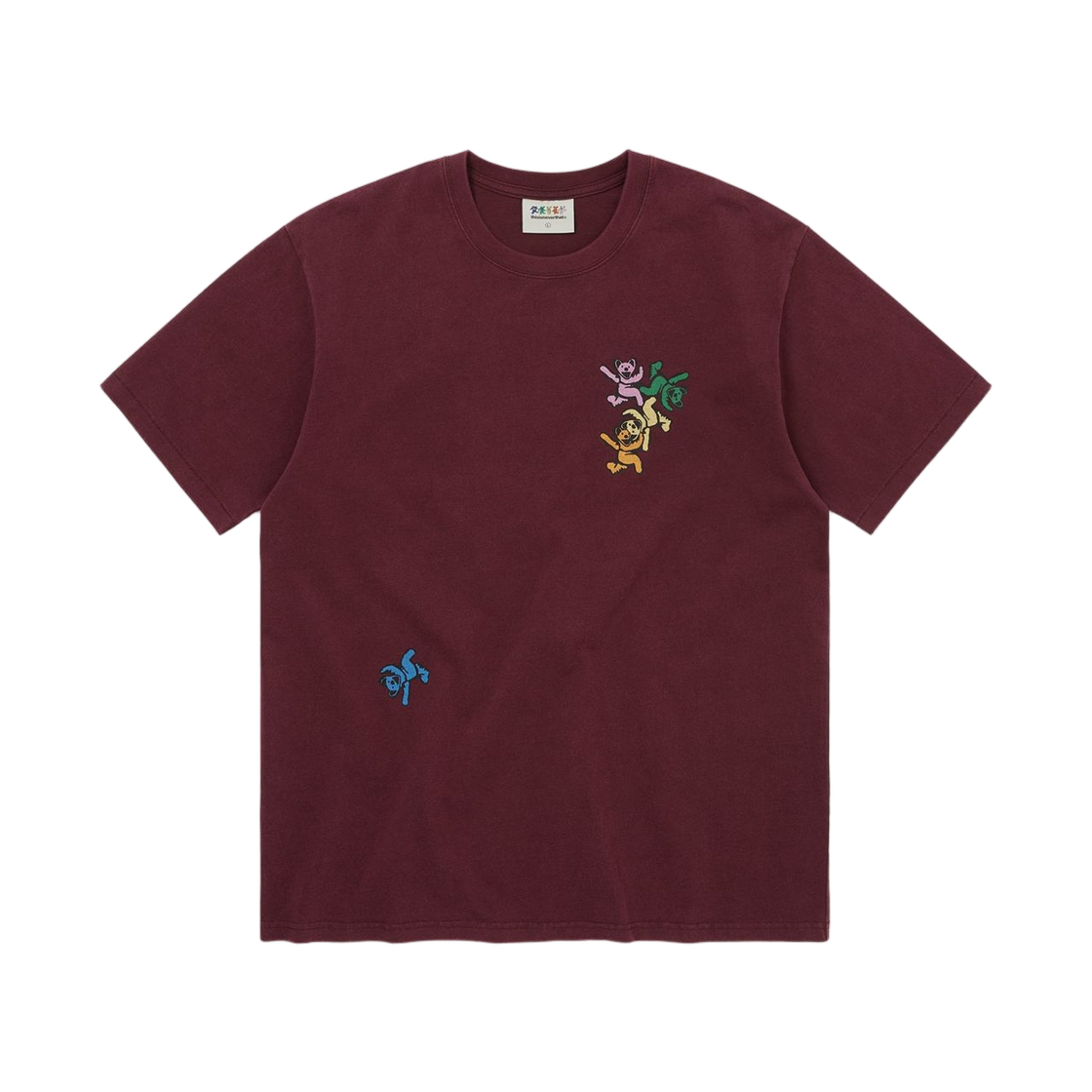 디스이즈네버댓 x 그레이트풀 데드 Ol 댄싱 베어즈 티셔츠 버건디(Thisisneverthat x Grateful Dead Ol Dancing Bears T-Shirt Burgundy)