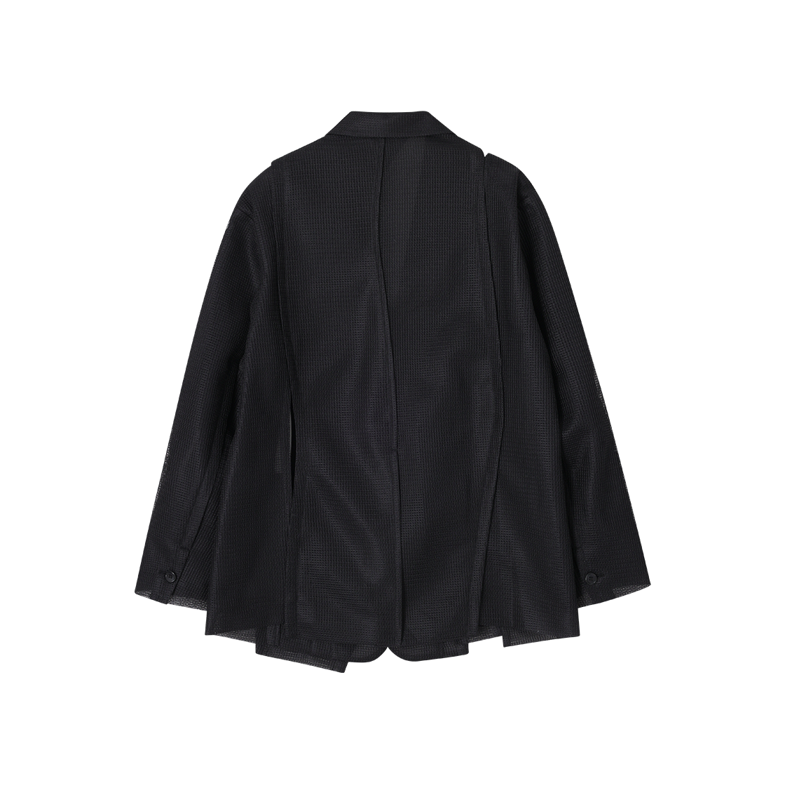 송지오 컬렉션 폴립티크 투버튼 블레이저 블랙(SONGZIO COLLECTION Polyptych Two Button Blazer Black) - 2