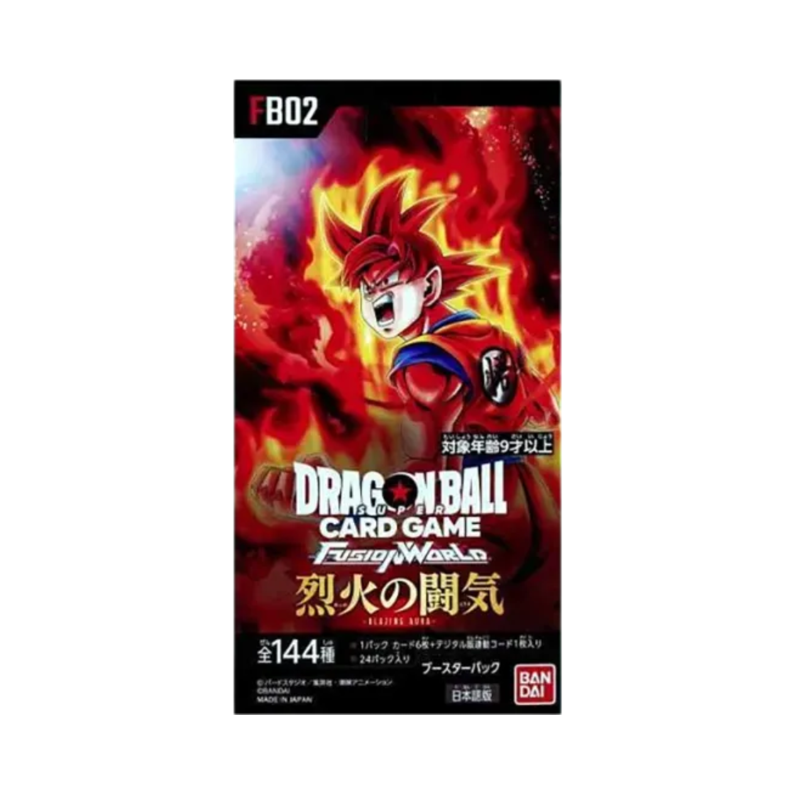 드래곤볼 슈퍼 카드 게임 퓨전 월드 열화의 투기 부스터 팩 (6장/일어판)(Dragon Ball SCG Fusion World Fierce Fighting Spirit Booster Pack (Card of 6/Japanese Ver.))