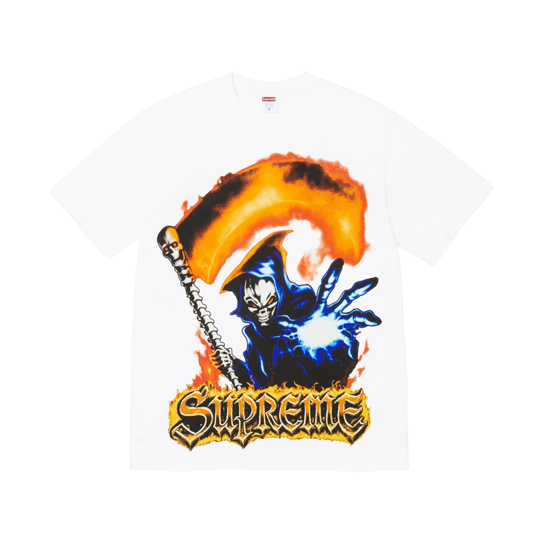 - Supreme Grim Reaper T-Shirt White - 26SS