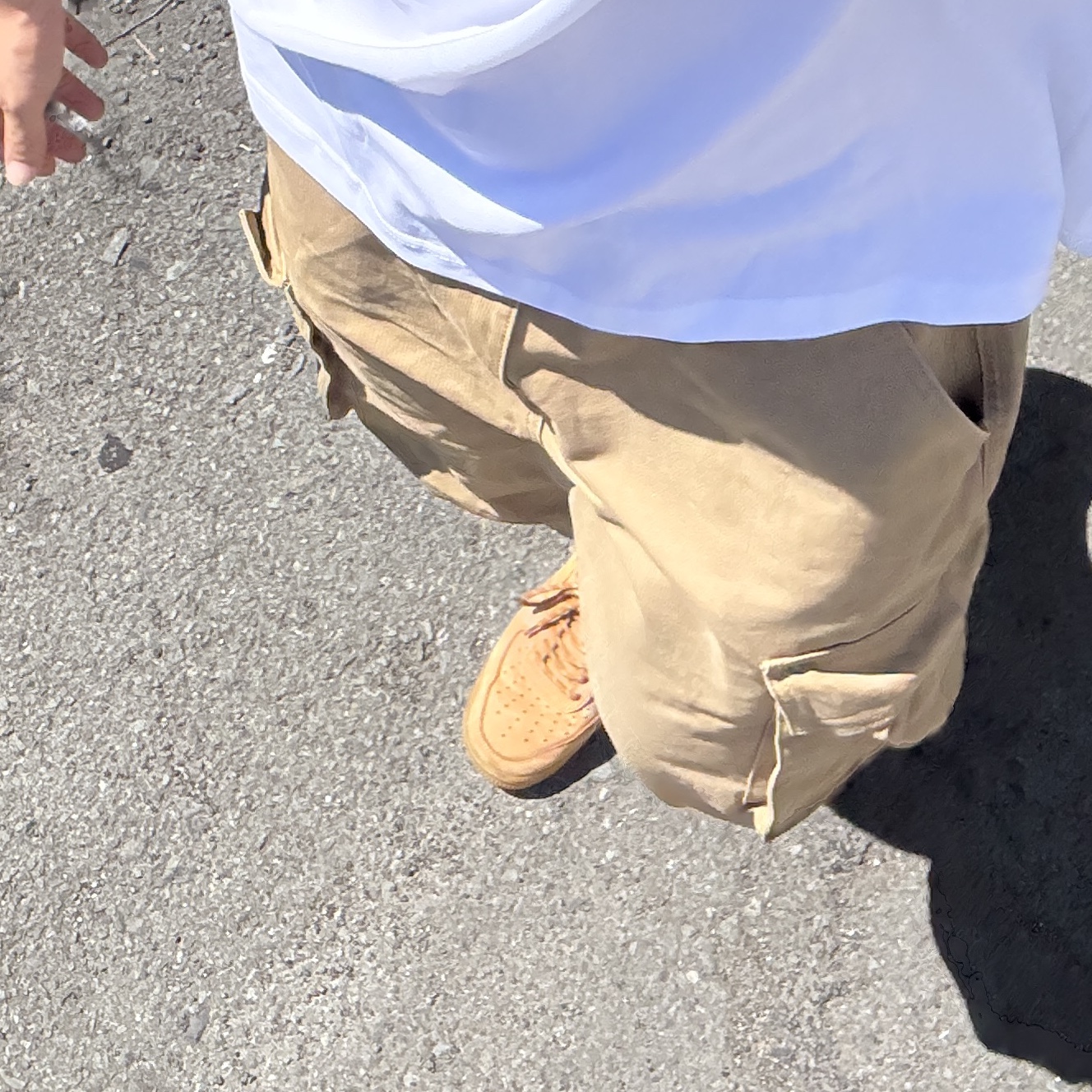 Nike Air Force 1 '07 WB Flax 착용 스타일