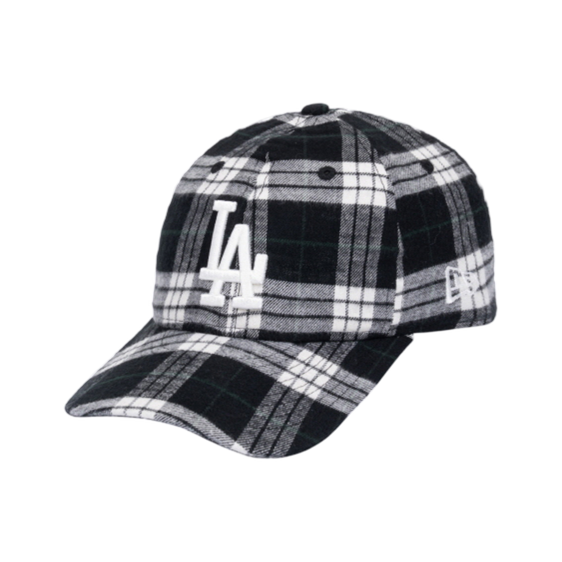 14667953 New Era MLB LA Dodgers Check Unstructured Ball Cap Black