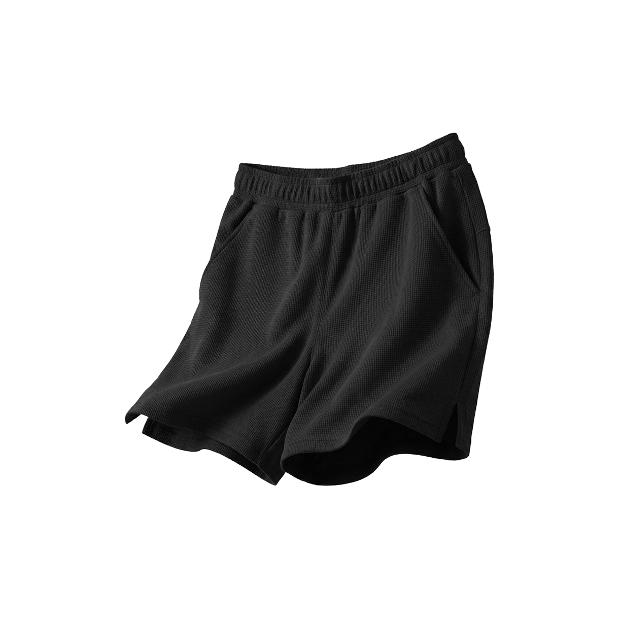 에프씨엠엠 스포츠 컴포트 와플 러닝 쇼츠 블랙(FCMM SPORT Comfort Waffle Running Shorts Black) - 1