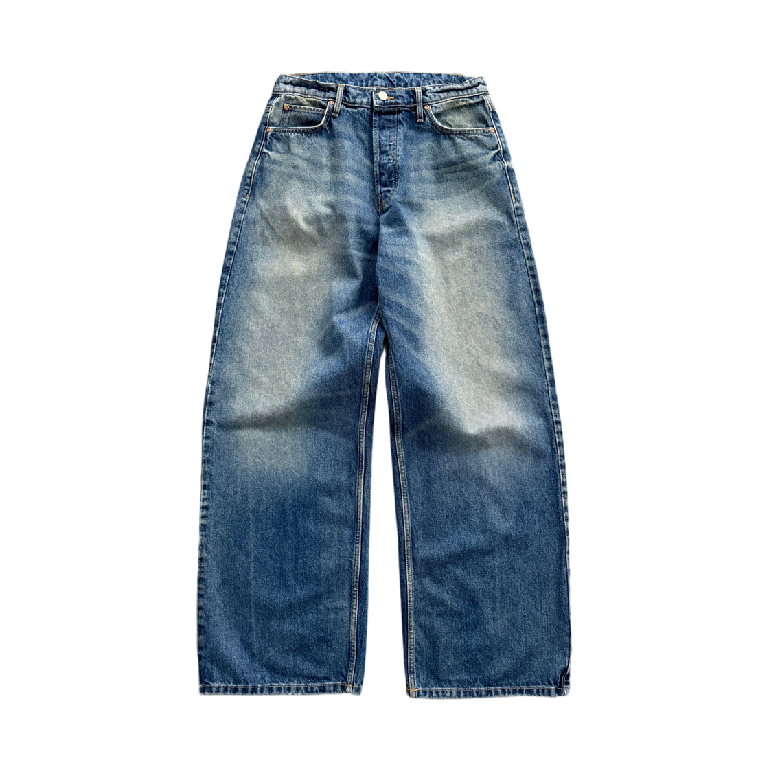 아킴보 클럽 801 배기 5 포켓 진 더티 워시(Akimbo Club 801 Baggy 5 Pocket Jean Dirty Wash)