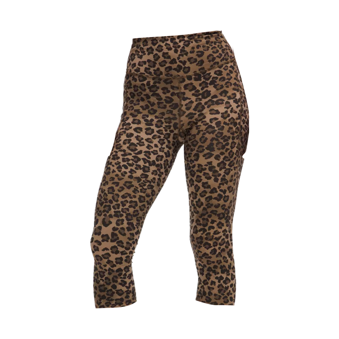 LW5IBLS (W) Lululemon Fast and Free High-Rise Crop 19 inch 5 Pocket True Leopard Multi