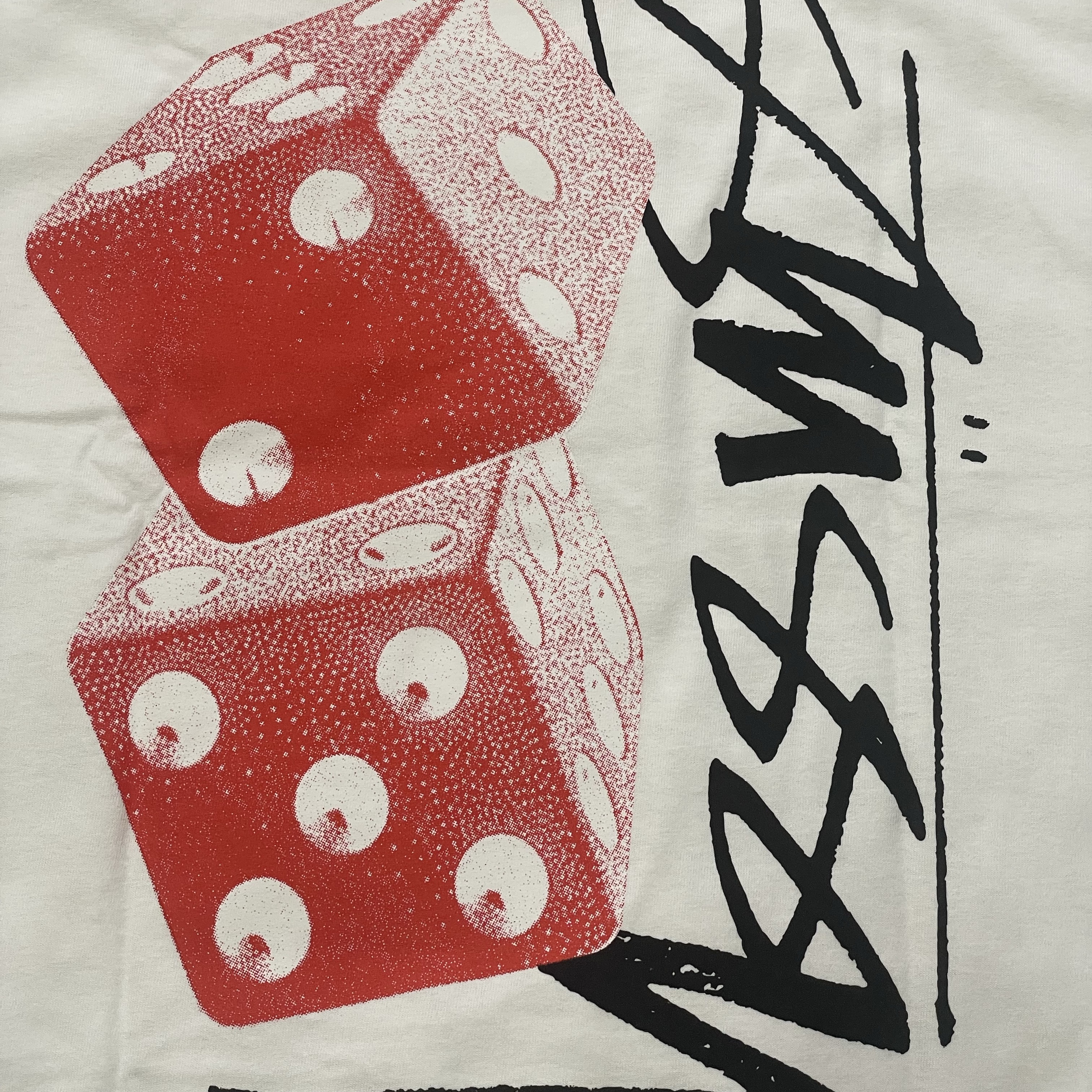 Stussy Tall Dice T-Shirt Black, Stussy Tall Dice T-Shirt Ash Heather 착용 스타일 - 3