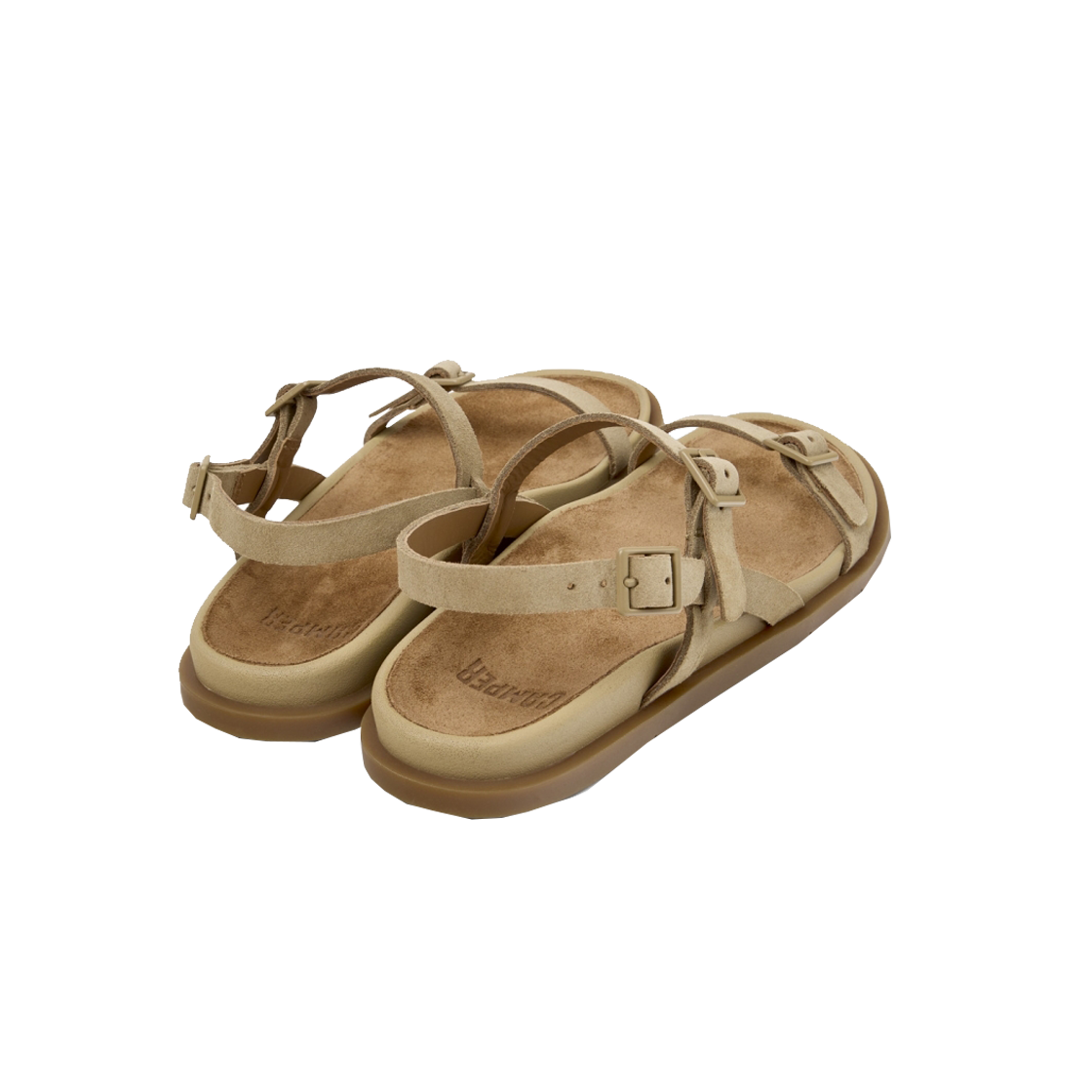 캠퍼 여성 유크 샌들 샌들 베이지(Camper Women Lluc Sandal Sandal Beige) - 4