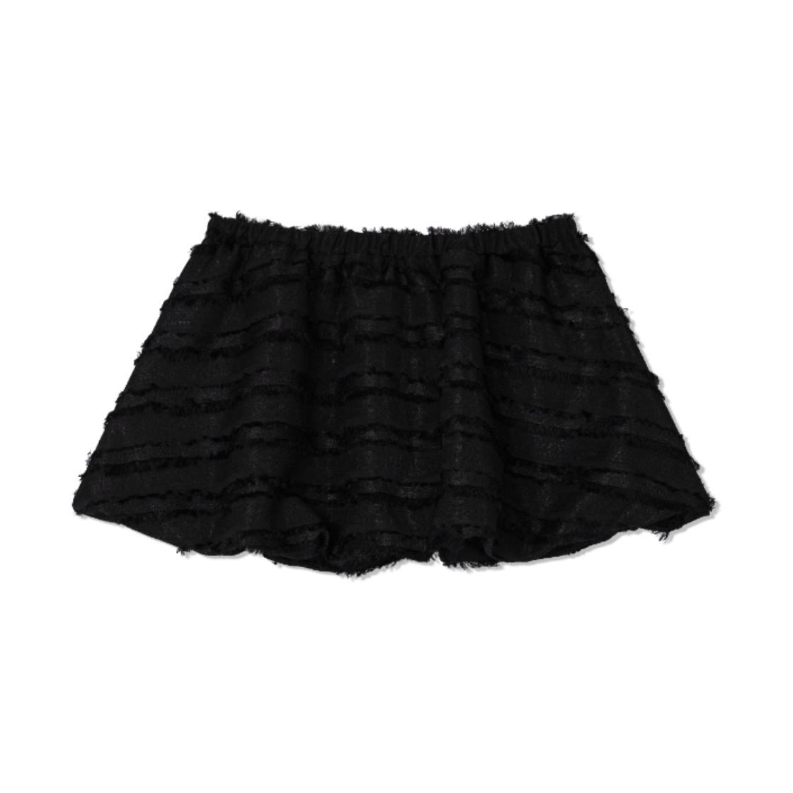 구월십일 레이스 레이어드 퍼프 스커트 블랙(Guwolsibil Lace Layered Puff Skirt Black) - 2