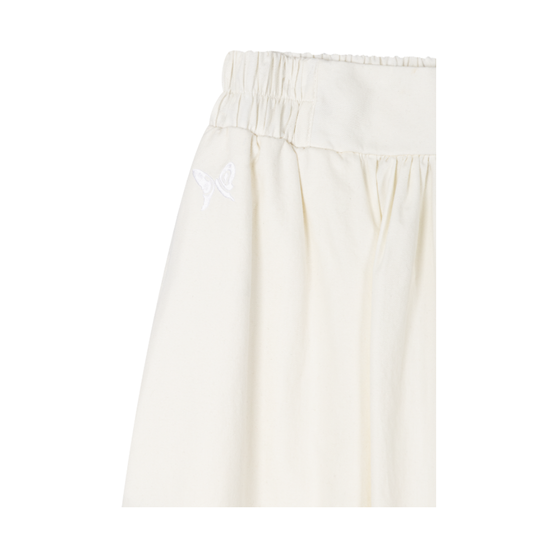 구월십일 코튼 밴딩 펌프 스커트 화이트(Guwolsibil Cotton Banding Pump Skirt White) - 4