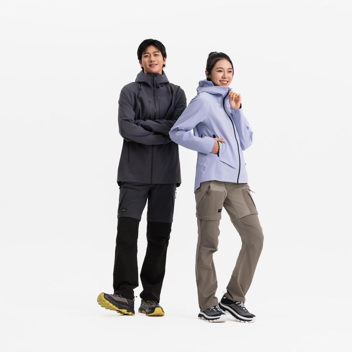 데카트론 여성 경량 하이킹 레인 자켓 MH900 스위트 퍼플(DECATHLON Women's Lightweight Hiking Rain Jacket MH900 Sweet Purple) - 8