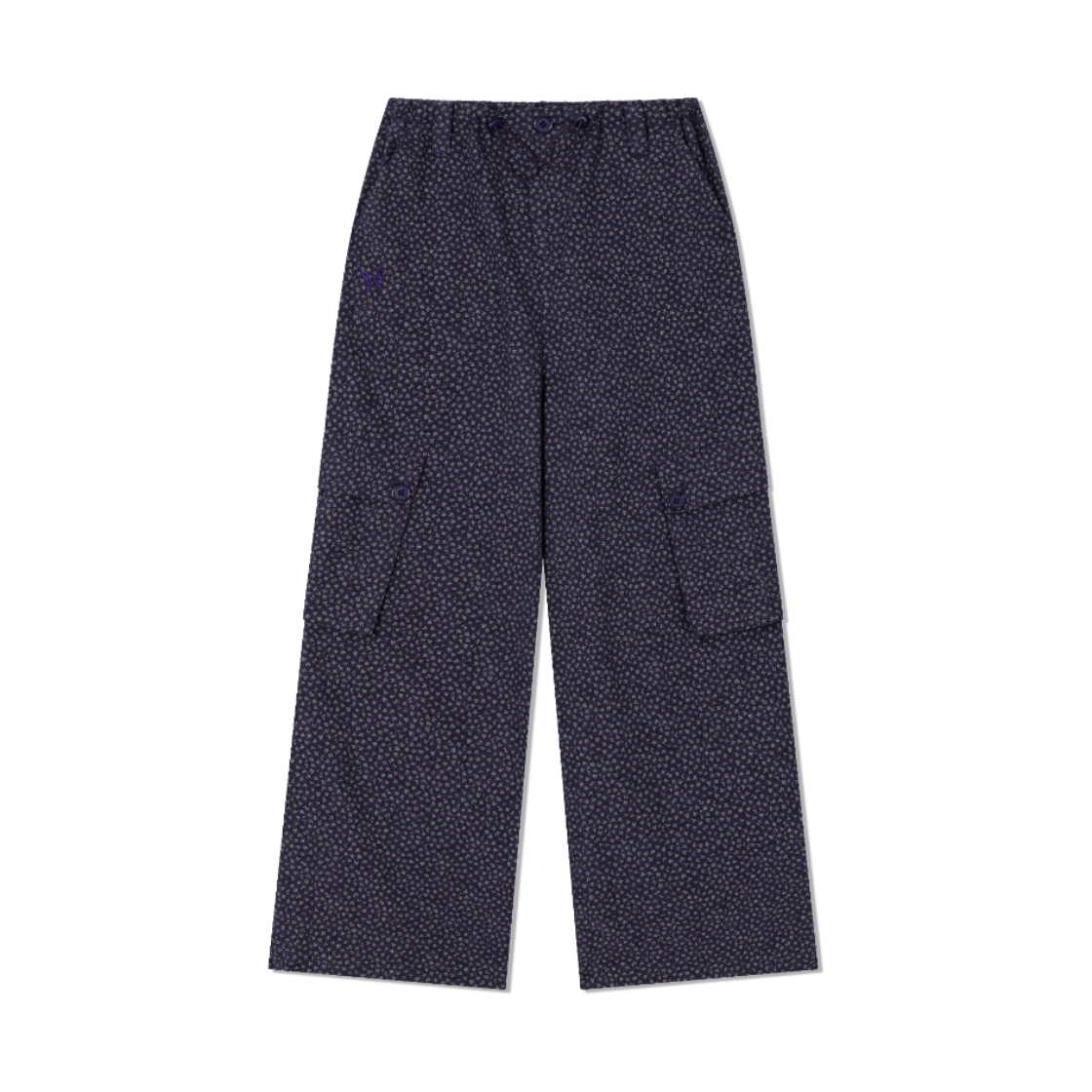 26012602000103 Guwolsibil Bohemian Wide Banding Pants Dark Purple