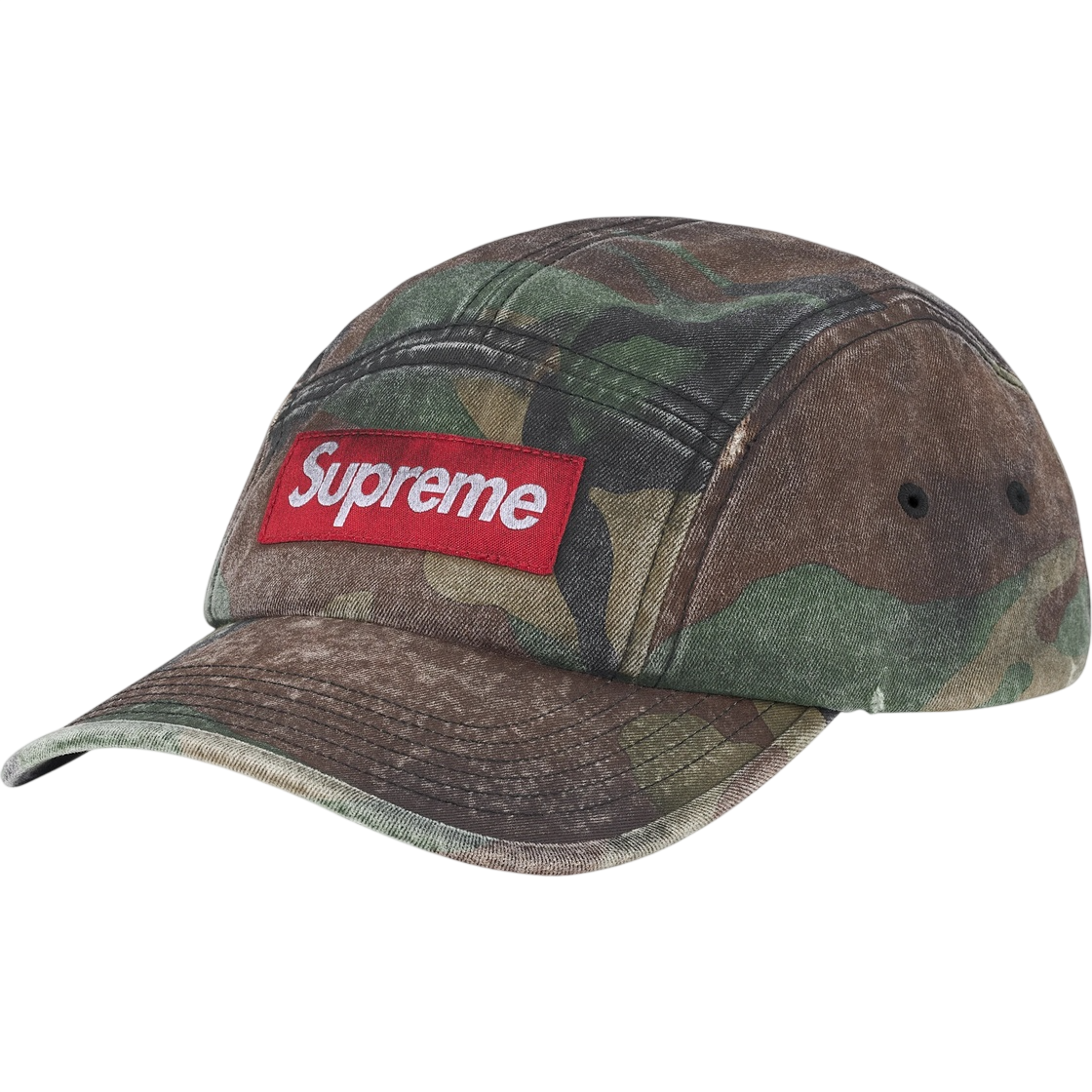 슈프림 오버다이드 캠프캡 우드랜드 카모 - 26SS(Supreme Overdyed Camp Cap Woodland Camo - 26SS)