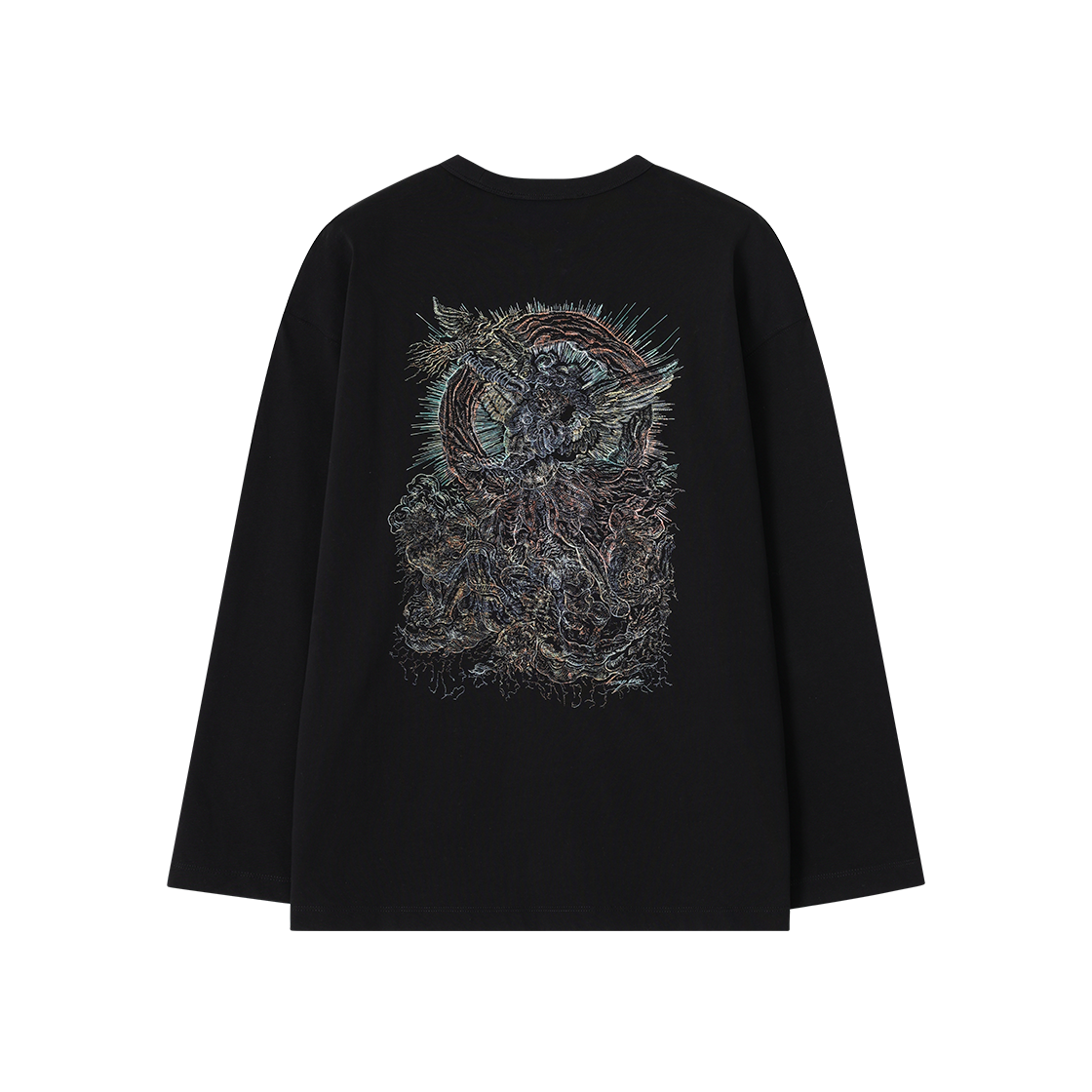 송지오 컬렉션 아크엔젤 엠브로이드 롱슬리브 블랙(SONGZIO COLLECTION Archangel Embroidered Long Sleeve Black) - 2