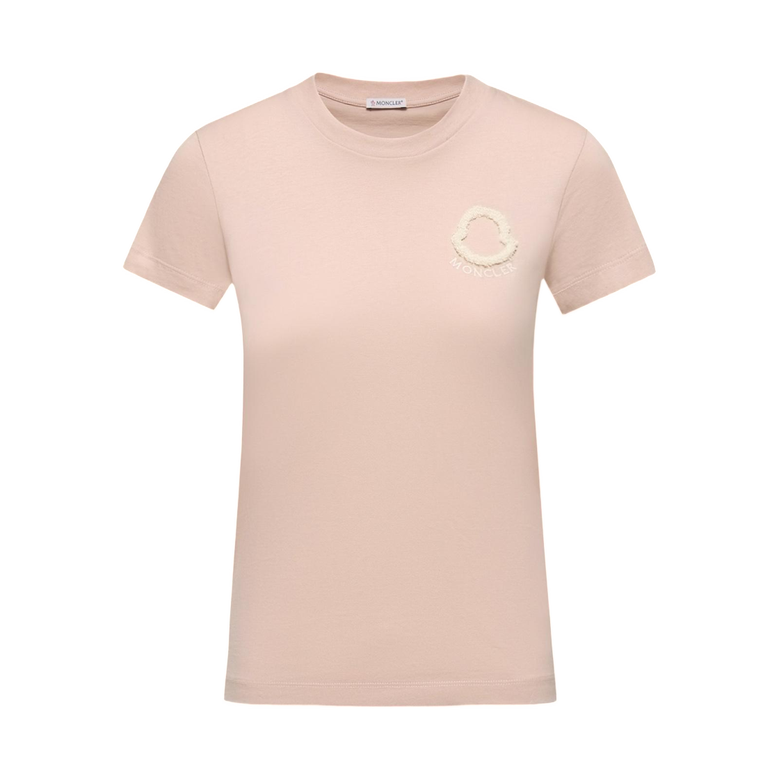 L1-093-8C00061-89AUO-51V (W) Moncler Embroidered Logo Cotton T-Shirt Pink - 26SS