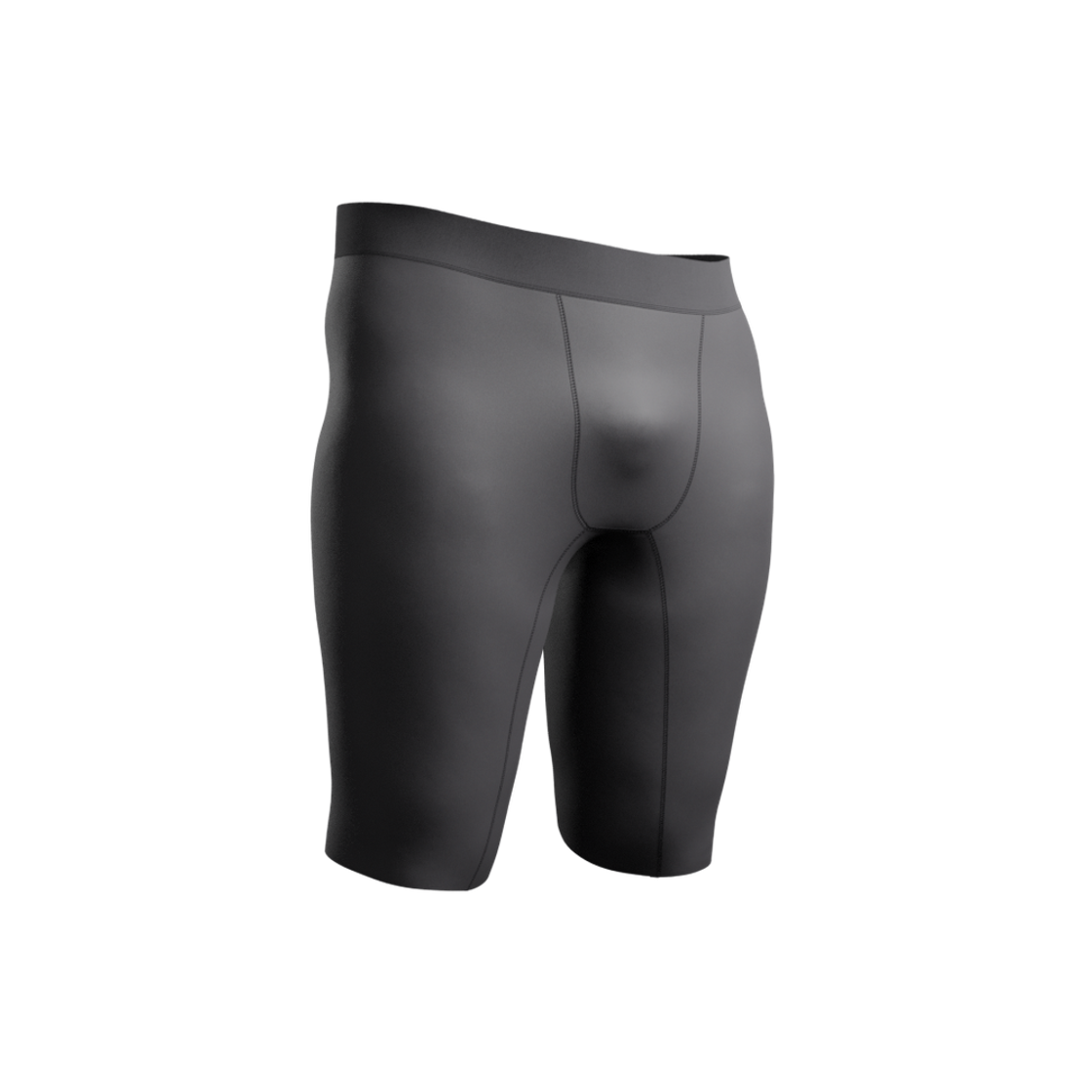 데카트론 남성 5부 러닝 타이츠 컴포트 런 500 스모크 블랙(DECATHLON Men's 5" Running Tights Comfort Run 500 Smoke Black) - 1
