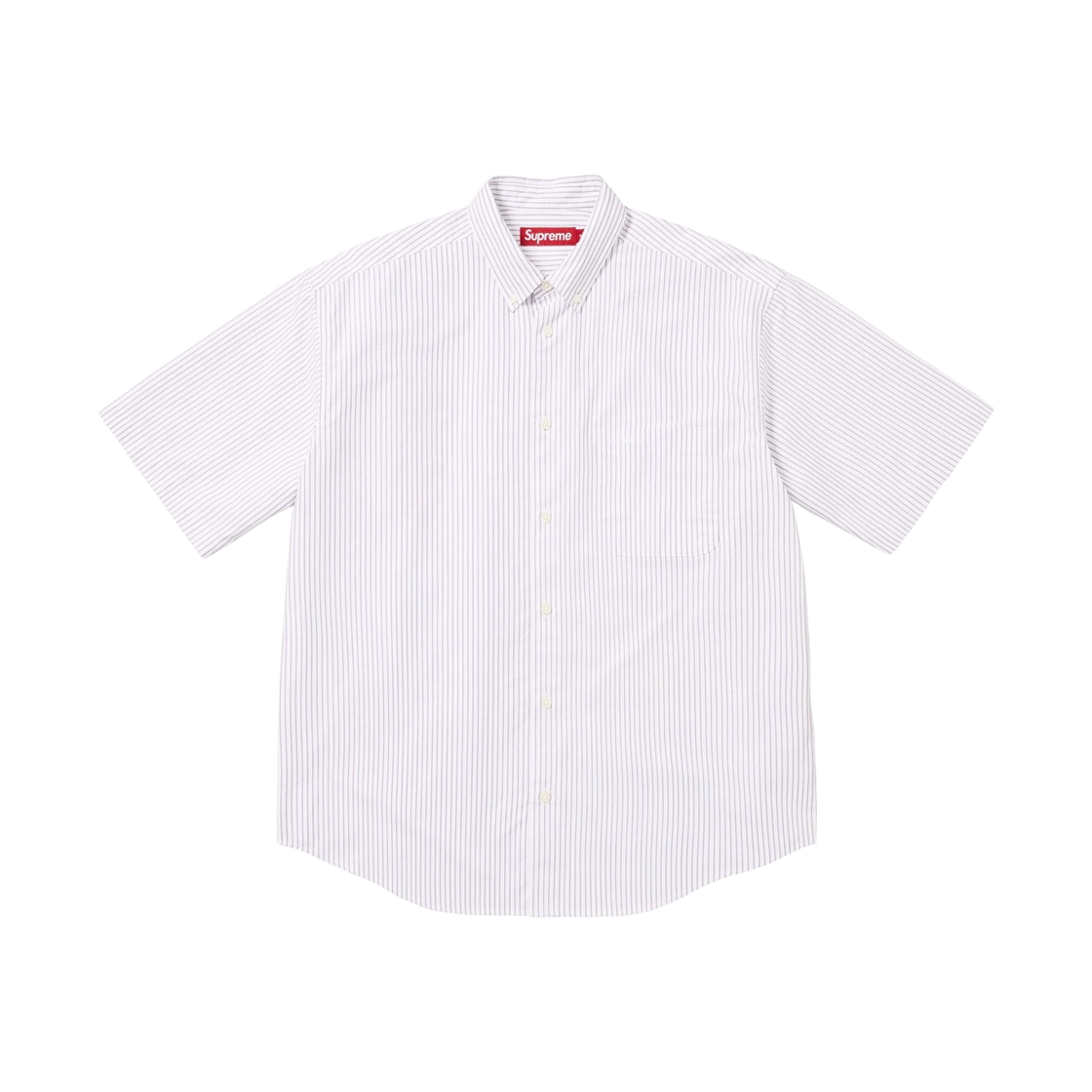 슈프림 루즈 핏 옥스포드 숏슬리브 셔츠 스트라이프 - 26SS | Supreme