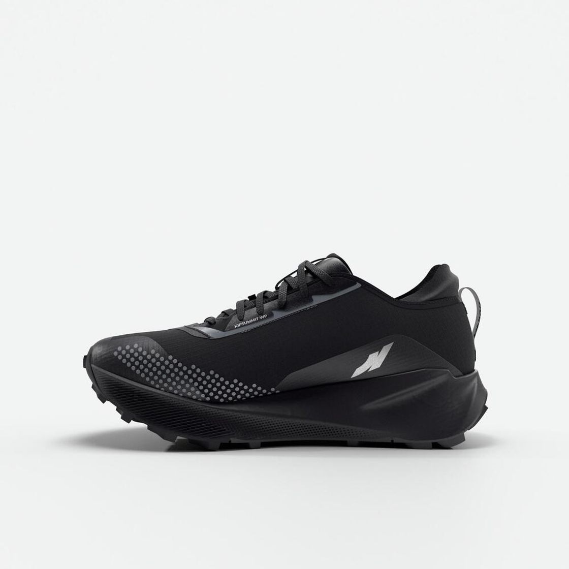 데카트론 남성 트레일러닝화 킵서밋 워터프루프 스모크 블랙(DECATHLON Evadict Men's Waterproof Trail Running Shoes MT3 Smoke Black) - 4