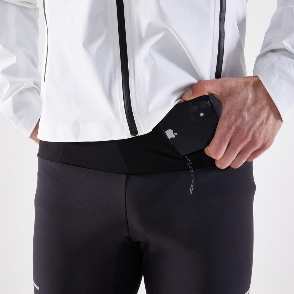 데카트론 남성 러닝 레인 타이츠 런 레인 900 스모크 블랙(DECATHLON Men's Running Rain Tights Run Rain 900 Smoke Black) - 6