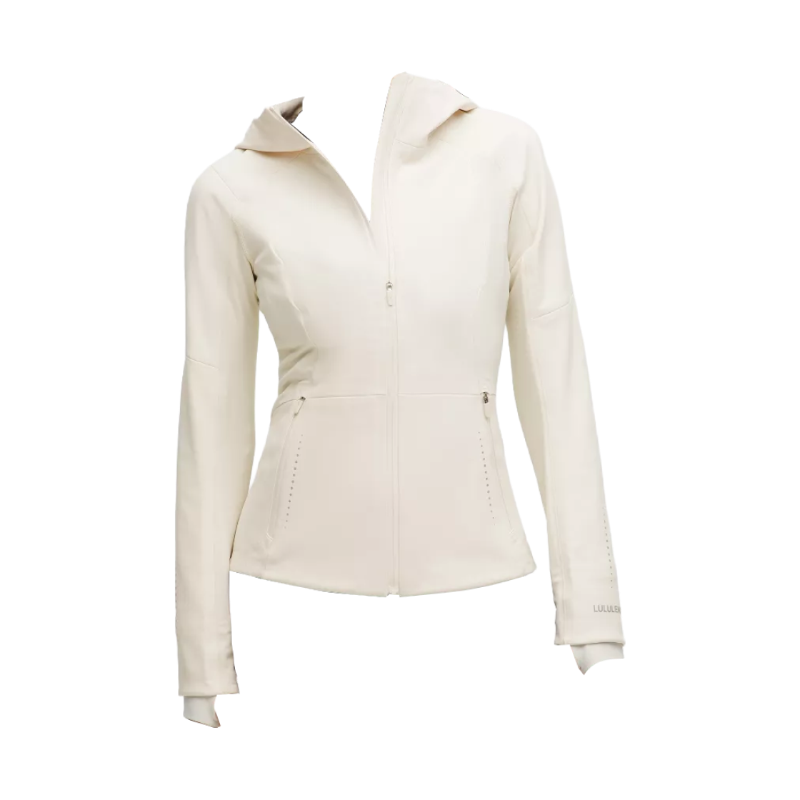 (W) 룰루레몬 크로스 칠 퍼포먼스 자켓 라이트 아이보리((W) Lululemon Cross Chill Performance Jacket Light Ivory)