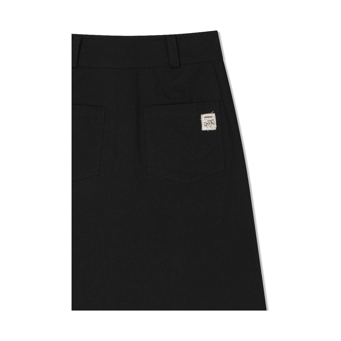 구월십일 워싱 코튼 트윌 스커트 블랙(Guwolsibil Washing Cotton Twill Skirt Black) - 4