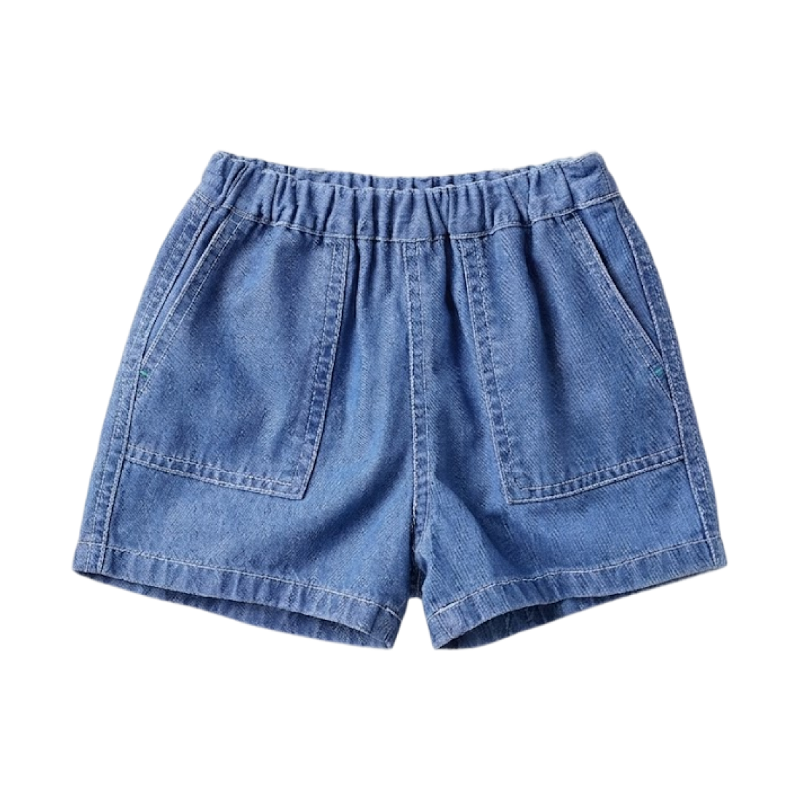 481787-65 (Kids) Uniqlo Denim Easy Shorts Blue - JP