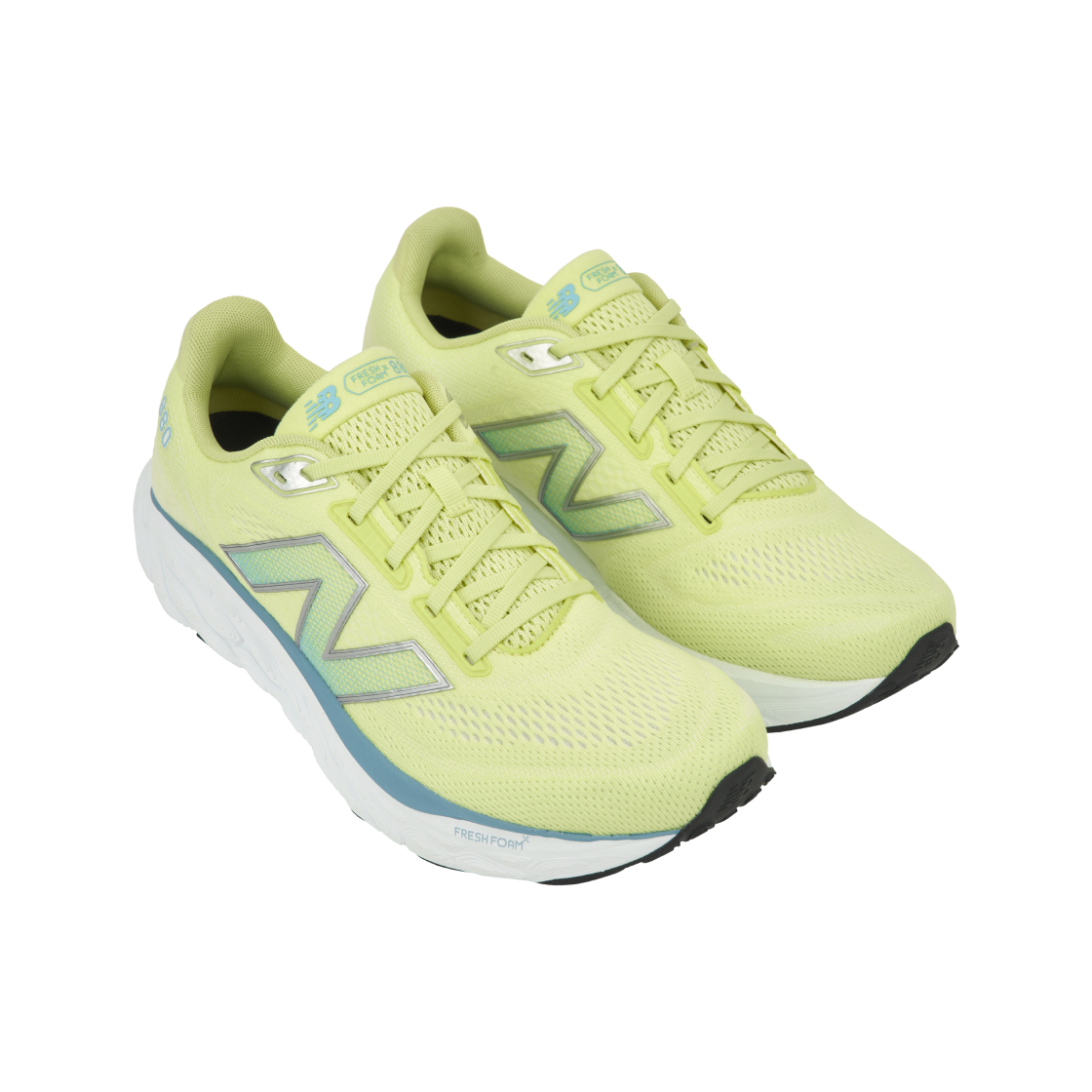 뉴발란스 프레쉬 폼 X 880v14 라임라이트 실버 메탈릭 - 2E 와이드(New Balance Fresh Foam X 880v14 Limelight Silver Metallic - 2E Wide) - 4