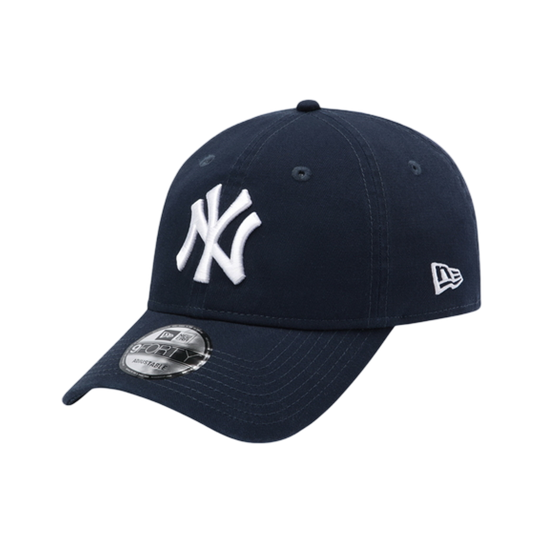 뉴에라 MLB 뉴욕 양키스 베이직 언스트럭쳐 볼캡 미디엄 네이비(New Era MLB New York Yankees Basic Unstructured Ball Cap Medium Navy)