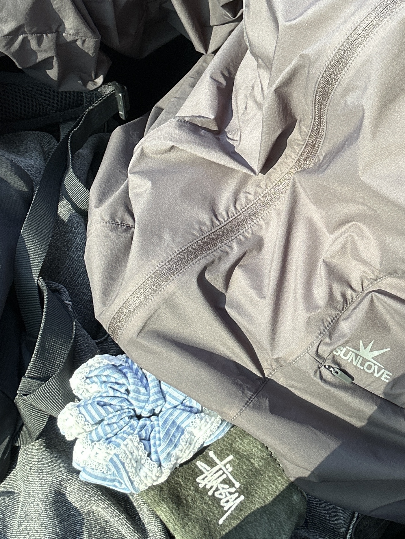[더블적립] sunlovetour PERTEX® Nimbus Light Jacket Charcoal, Nike x Stussy Air Penny II Rattan and Limestone 착용 스타일 - 6