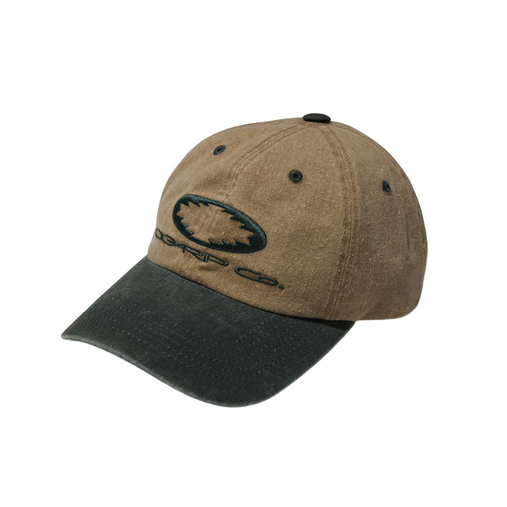 오가프 서클 로고 6 패널 볼캡 베이지(Ogarp Circle Logo 6 Pannel Ball Cap Beige)