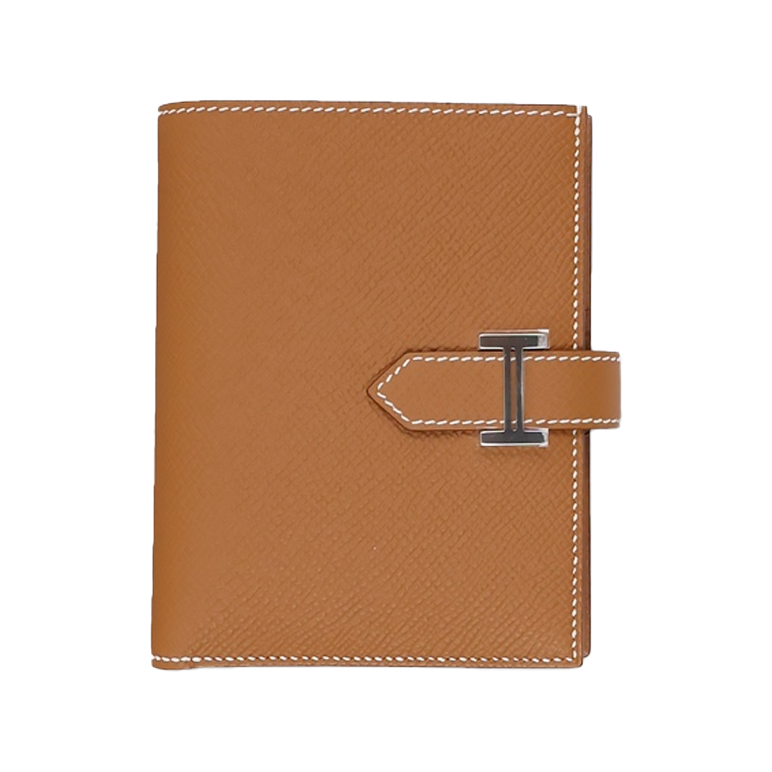 ITUKJPBE66HO Hermes Bearn Gold Appson Wallet with Silver Hardware B H039790 CK 37