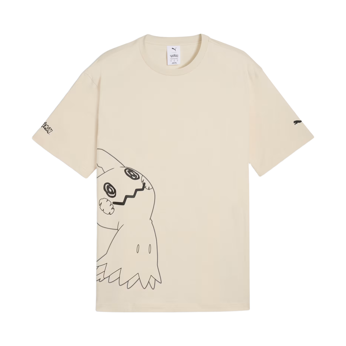 634914-87 Puma x Pokemon Relaxed Graphic T-Shirt Alpine Snow
