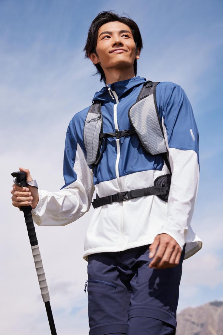 데카트론 남성 하이킹 투인원 집오프 바지 MH100 아스팔트 블루(DECATHLON Men's Hiking 2-in-1 Zip-Off Trousers MH100 Asphalt Blue) - 7