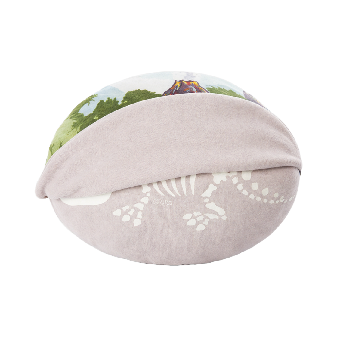 니키 공룡 리버시블 라운드 쿠션 32x26cm([KREAM 단독] NICI Dinosaur Reversible Round Cushion 32x26cm) - 2